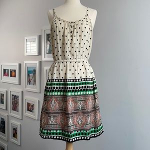 Lilka Anthropologie Boho Polka Dot Sundress